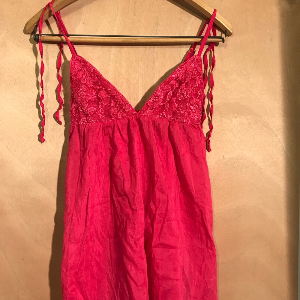 pink night shirt
